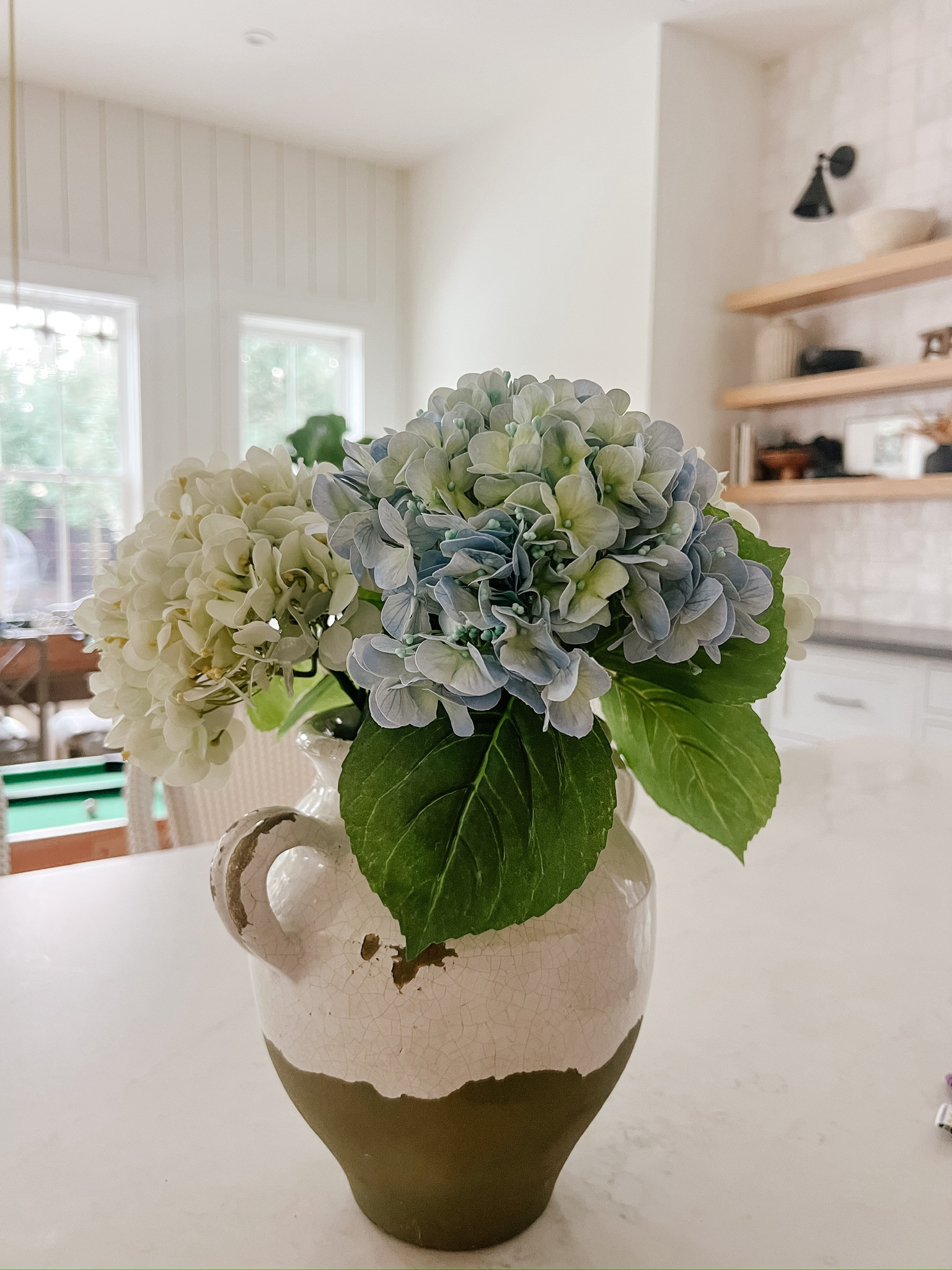 Faux hydrangeas from Amazon that look gorgeous and so realistic 🩵😊

#LTKHome #LTKFindsUnder50 #LTKSeasonal