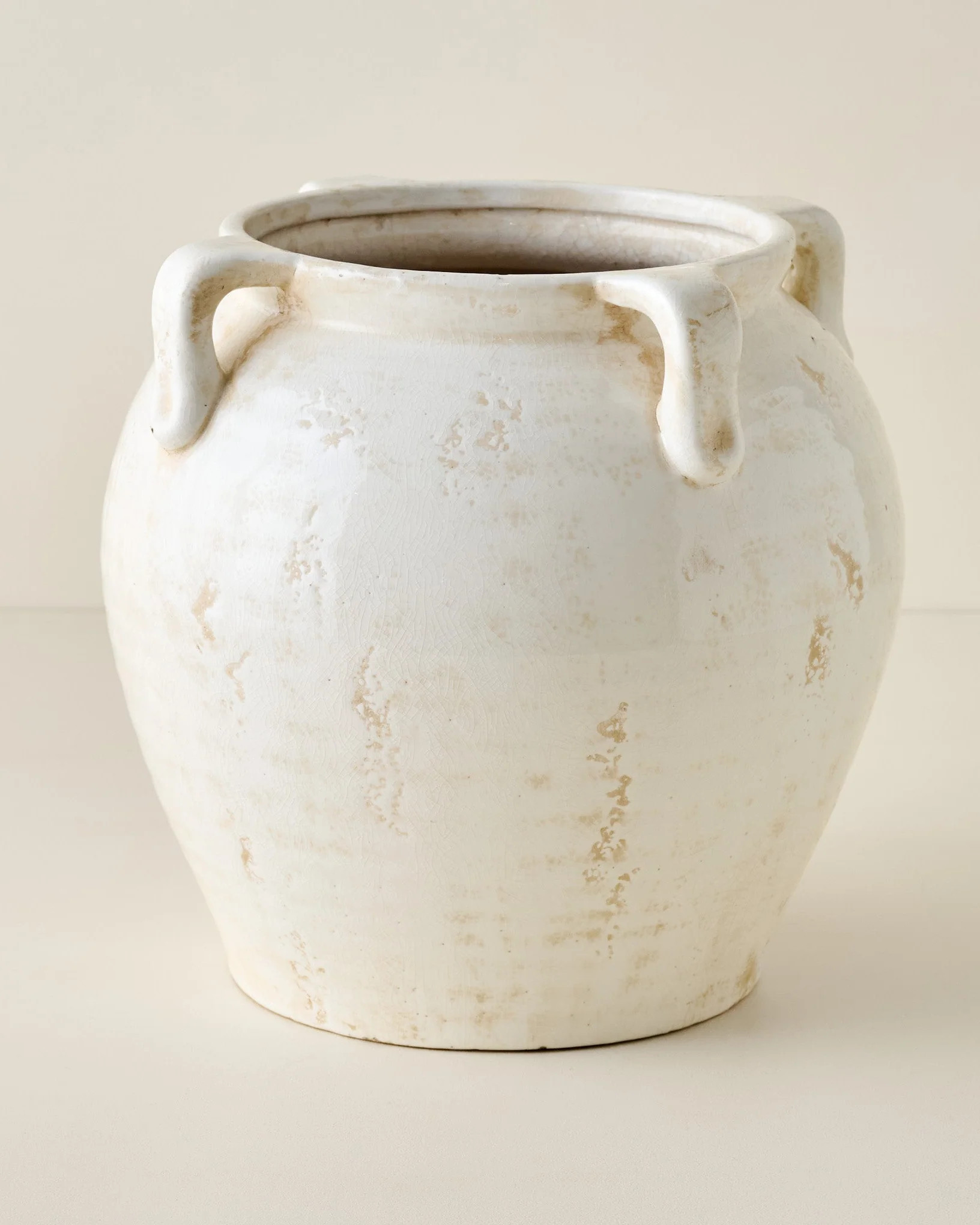 Oversized Crackle Hugo Vase | Magnolia