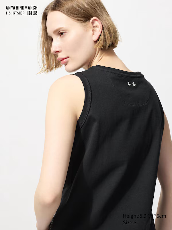 ANYA HINDMARCH Sleeveless T-Shirt | Uniqlo Australia