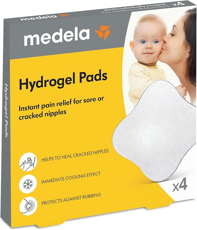 Medela Hydrogel Pads | Pain Relief for Sore or Cracked Nipples | Breastfeeding Essentials | Amazon (US)