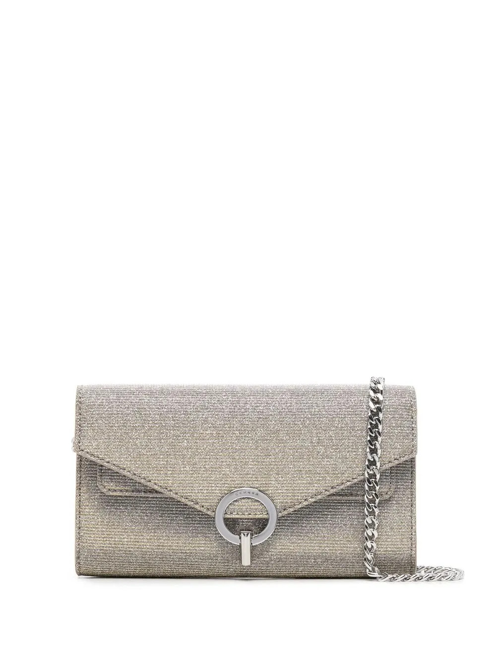 SANDRO Metallic Clutch Bag - Farfetch | Farfetch Global