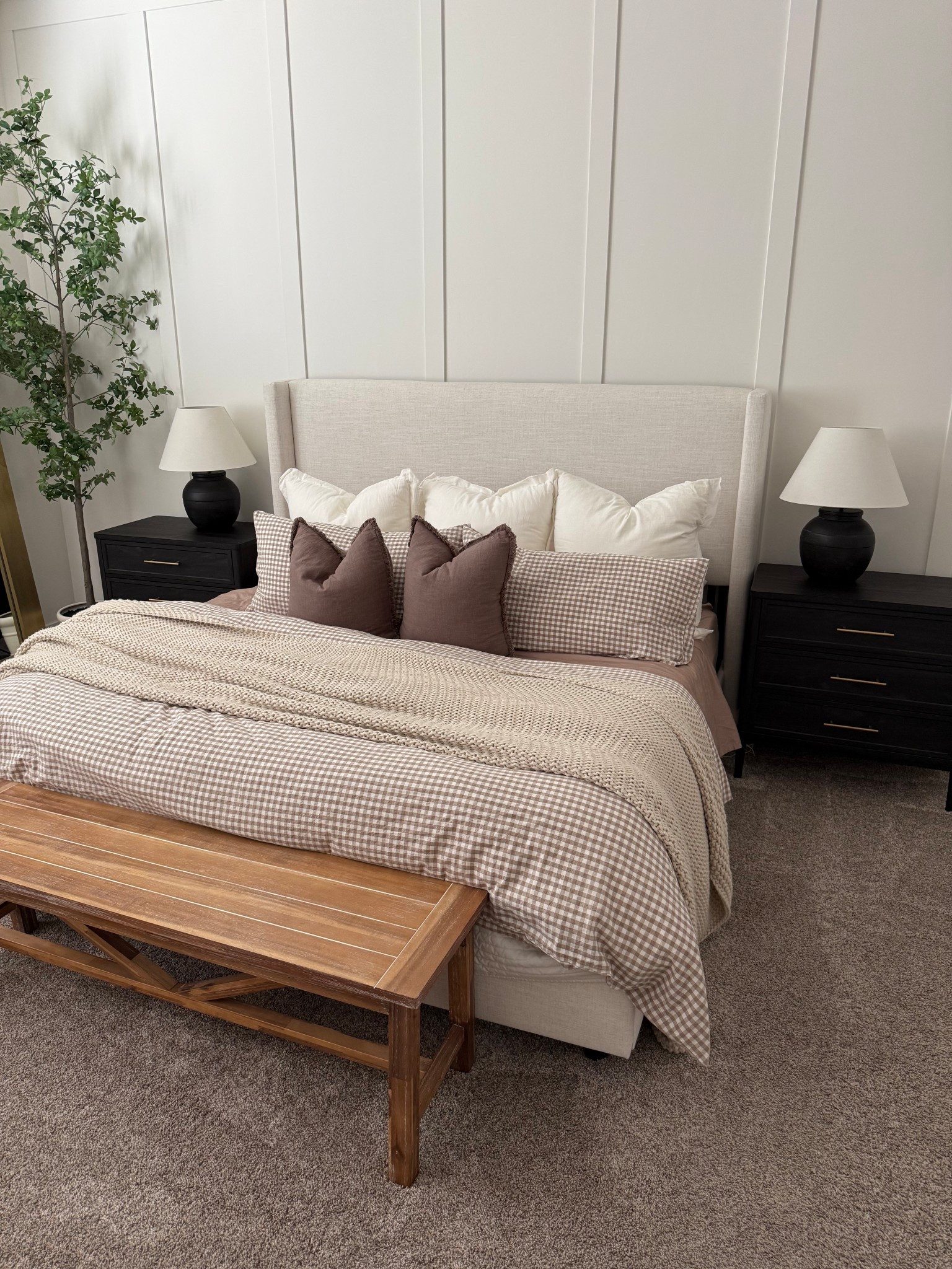 A frequently asked about item is my bed/headboard! It’s Joss and Main in the color Talc 🤍 

#LTKHome