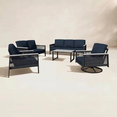 Townsend 7 - Person Sofa Seating Group with Sunbrella Cushions | Wayfair North America