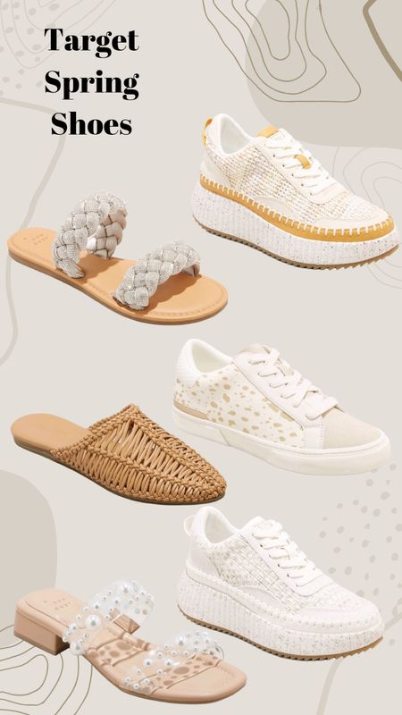 Target Spring Shoes - sneakers- spring mules - affordable sneakers- white sneakers- spring sandals 

#LTKshoecrush #LTKunder50 #LTKSeasonal