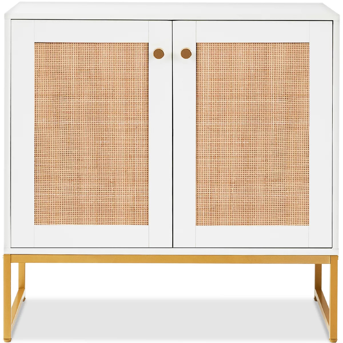 Best Choice Products 2-Door Rattan Storage Cabinet, Accent Furniture, Cupboard w/ Non-Scratch Foo... | Target