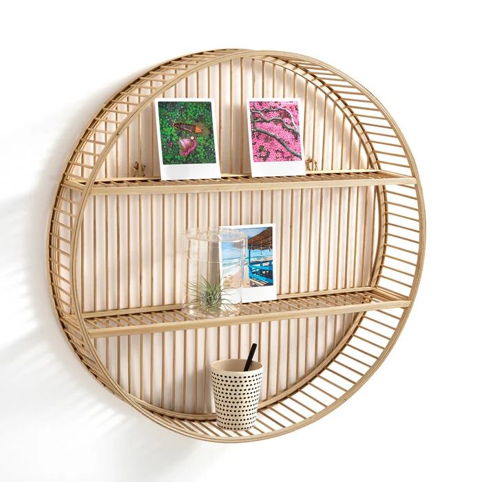Hadga Round Bamboo Shelf | La Redoute (UK)