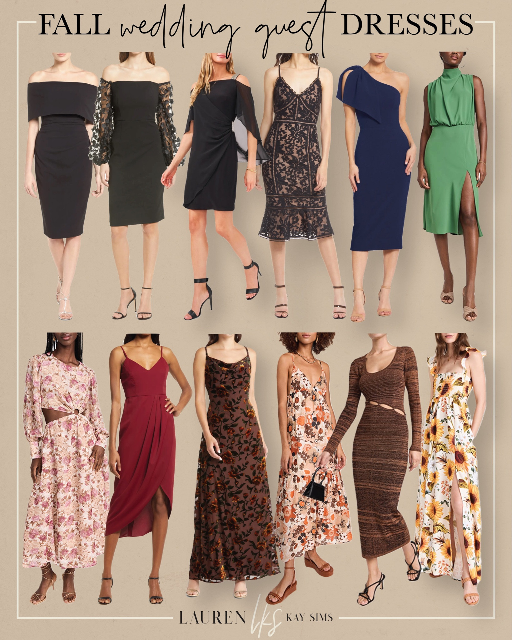 sharing a fall wedding guest dress round up today on laurenkaysims.com 🤎

#LTKwedding #LTKstyletip #LTKSeasonal