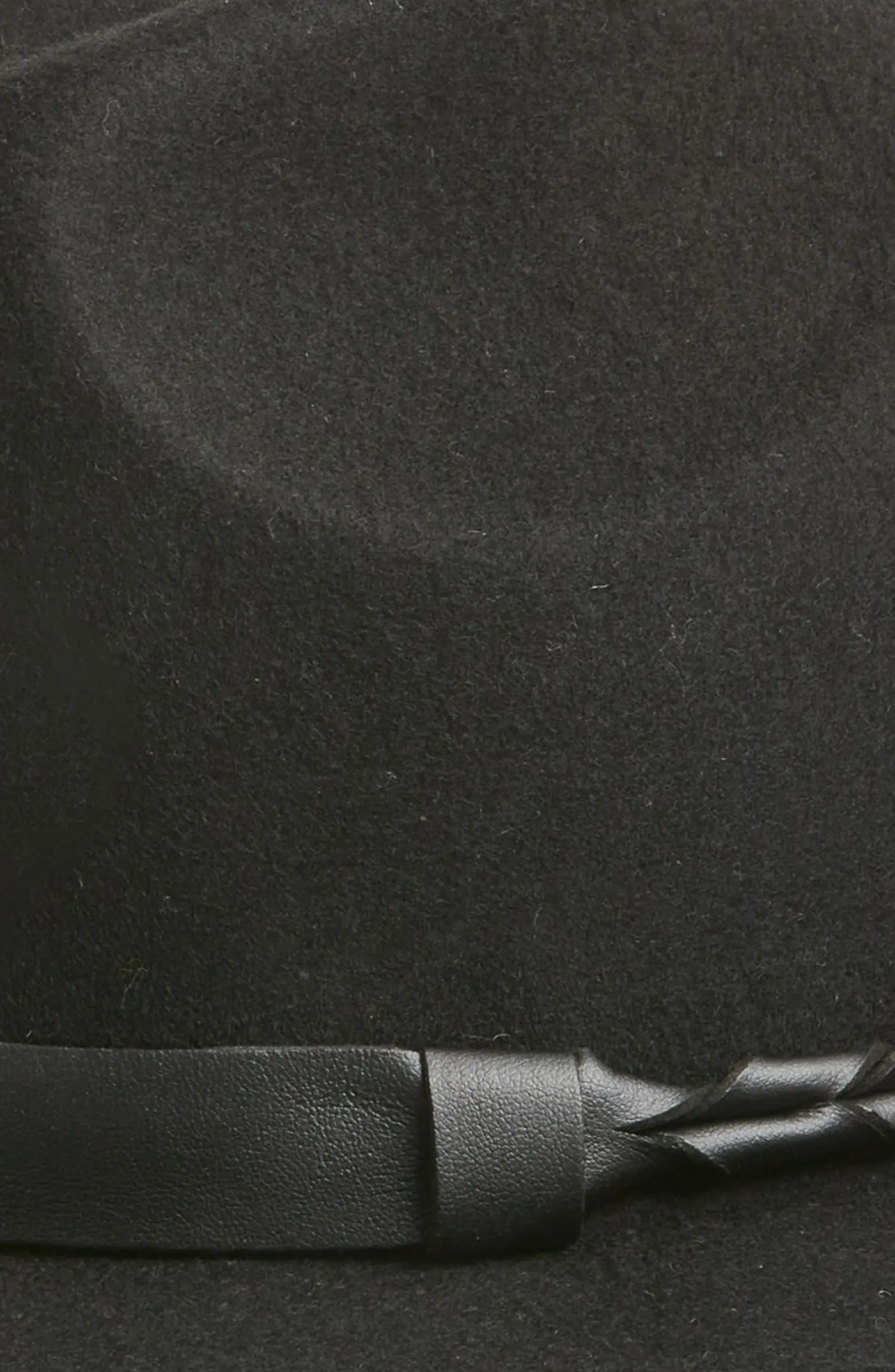 Braided Trim Wool Fedora | Nordstrom