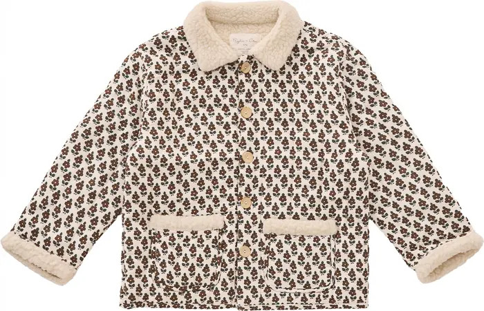 Harvest Floral Fleece Coat | Nordstrom