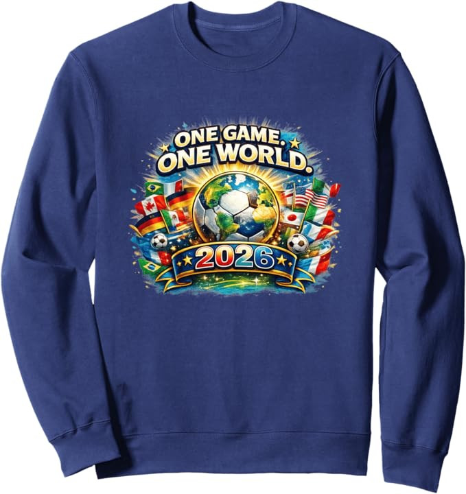 Global Soccer Fest 2026 North America Tour USA Canada Mexico Sweatshirt | Amazon (US)
