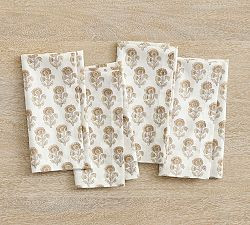 Alice Print Cotton Napkins - Set of 4 | Pottery Barn (US)