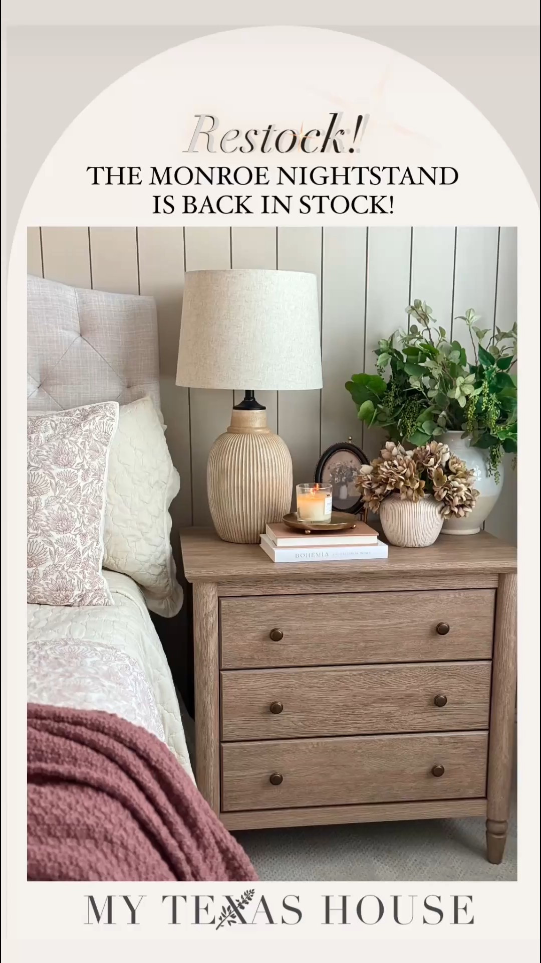 Hurry! Our nightstand is back in stock! 

#LTKStyleTip #LTKSeasonal #LTKHome
