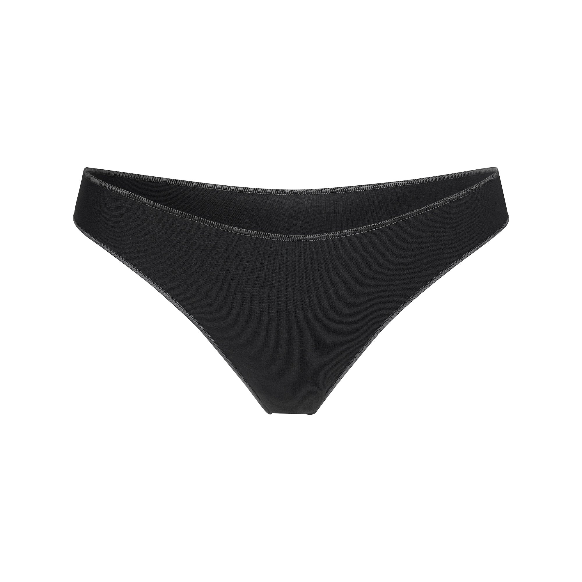 LIGHTWEIGHT COTTON THONG | SOOT TONAL | SKIMS | SKIMS (US)