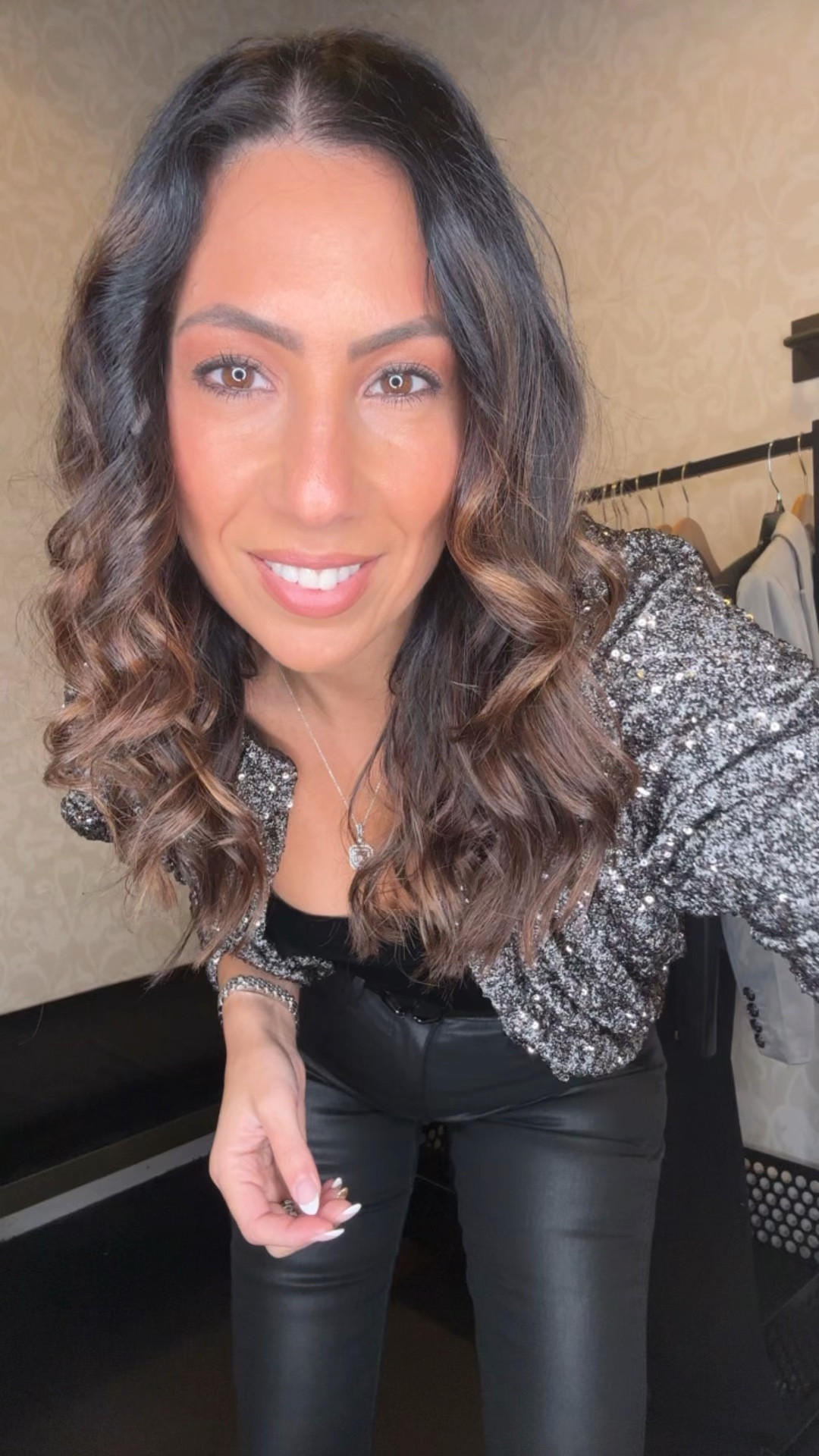 Obsessed with this look 
🩶🩶🩶
Jeans 00
Tank xxs
Shrug xs 


#LTKStyleTip #LTKHoliday