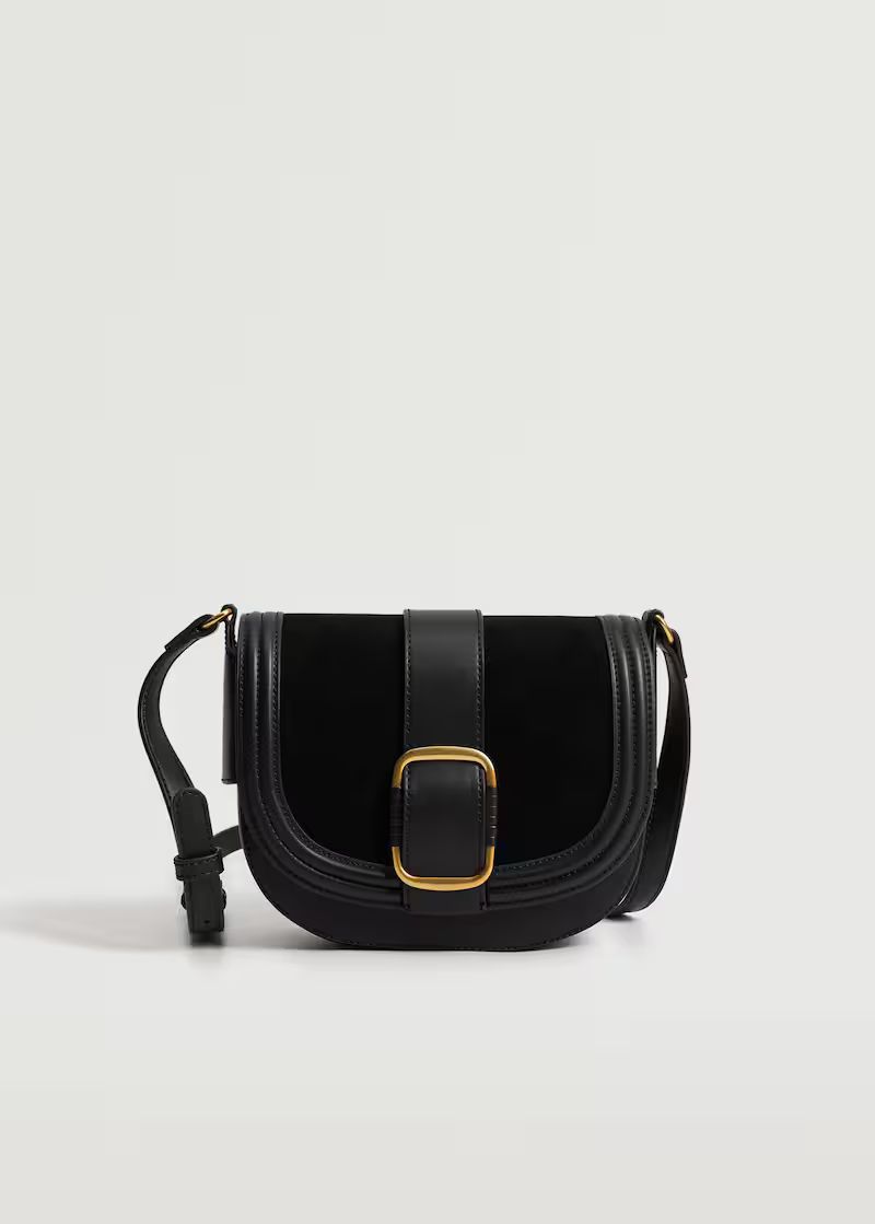 Buckle leather bag | MANGO (US)