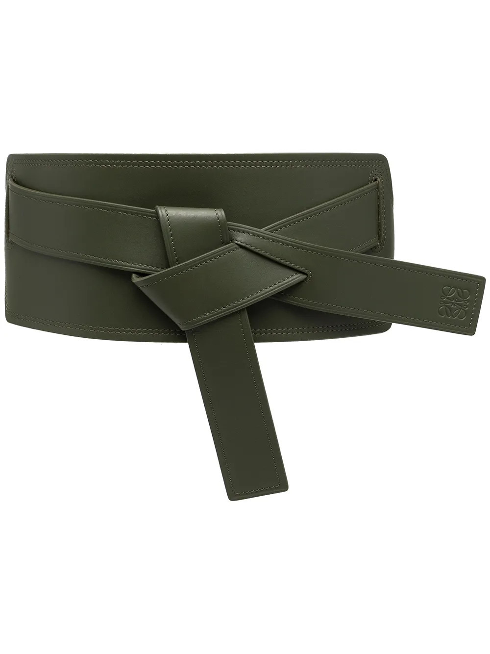 LOEWE Gate leather belt - Green | Farfetch Global