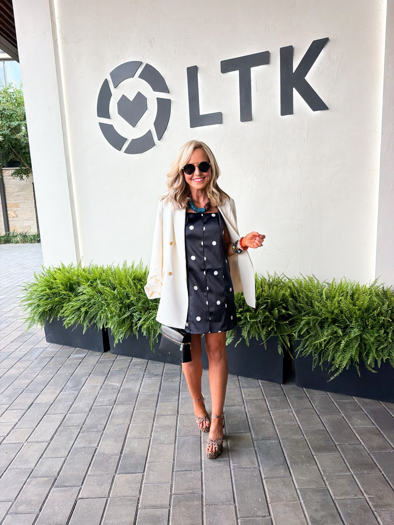 city chic style • @Anthropologie dress (XS) + HM blazer (XS) |

#LTKgrwm #LTKootd #LTKOver40