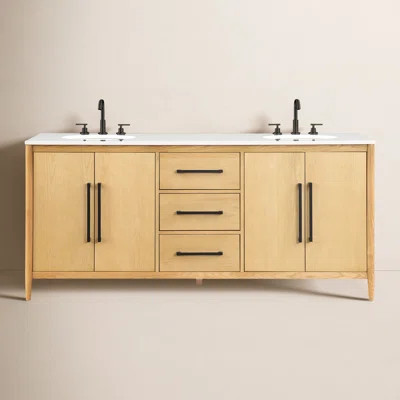 Felicity 72" Double Bathroom Vanity Set | Wayfair North America