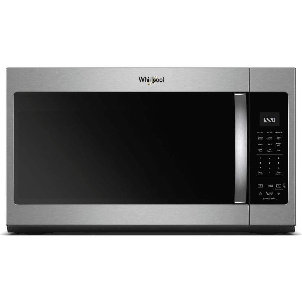 1.9 cu. ft. Over the Range Microwave in Fingerprint Resistant Stainless Steel with Sensor Cooking | The Home Depot
