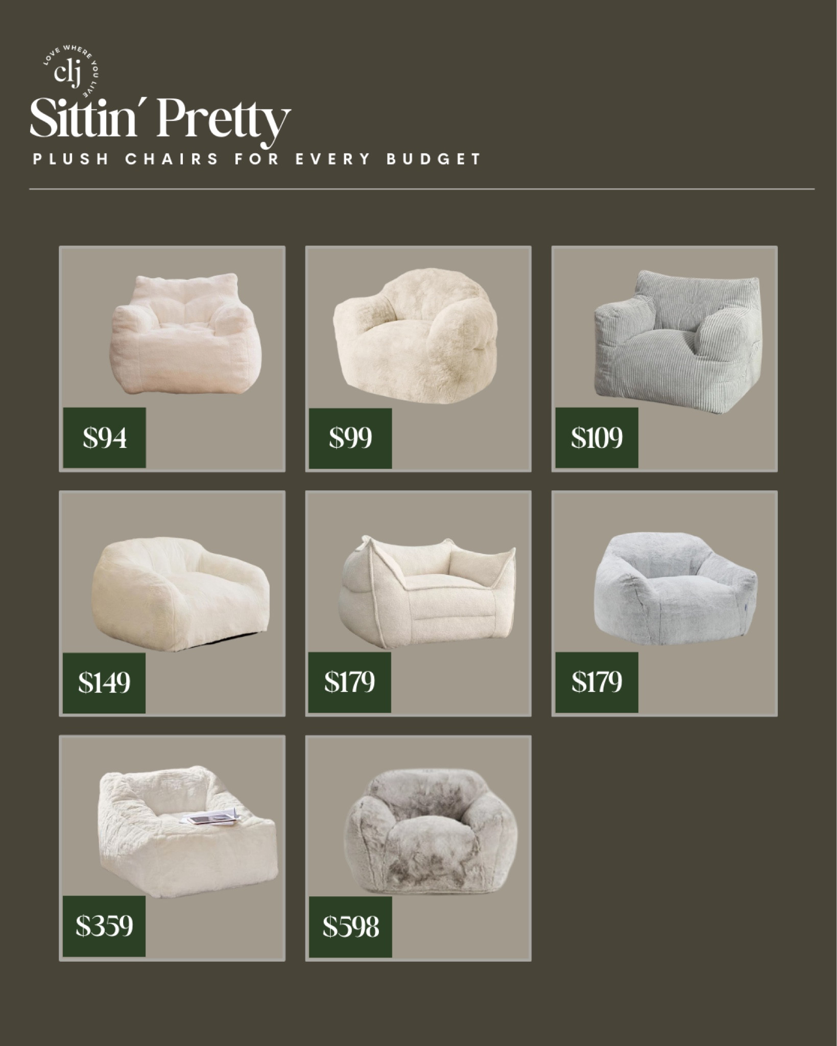 Plush chairs for every budget 

#LTKhome #LTKkids #LTKsalealert