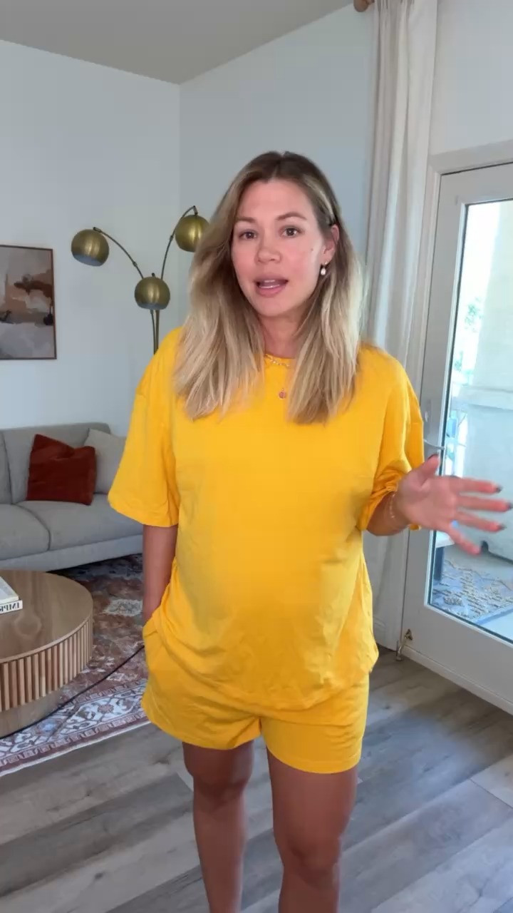 Comfy maternity oversized matching set  

 #LTKSeasonal #LTKFindsUnder50 #LTKBump
