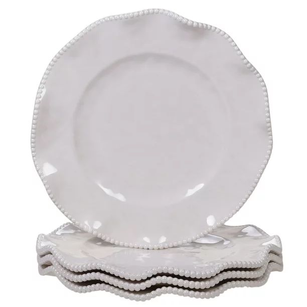 Perlette Cream Set/4 Dinner Plate 11" | Walmart (US)