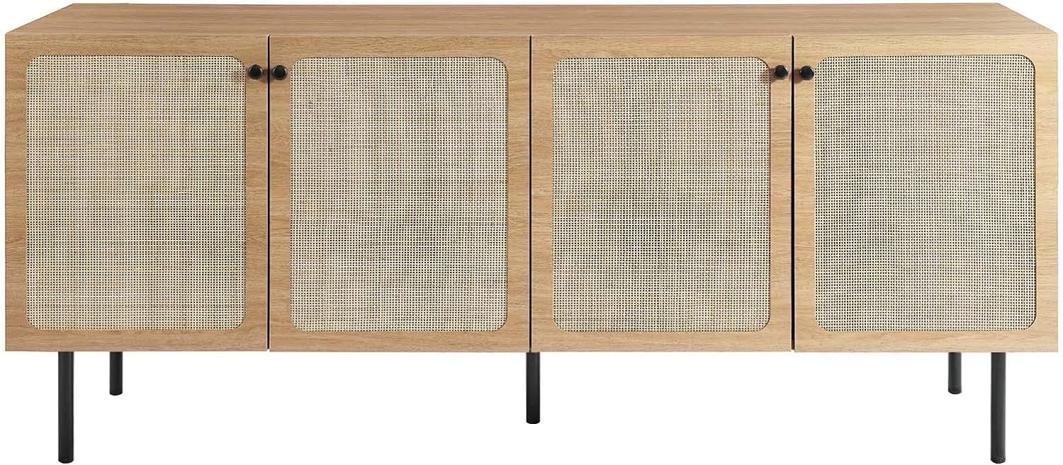 Modway Chaucer Modern Wood Grain Buffet Table Sideboard, Oak | Amazon (US)