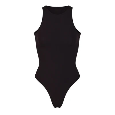 SKIMS High Neck Bodysuit | Black | 2XS | Fits Everybody | SKIMS (US)