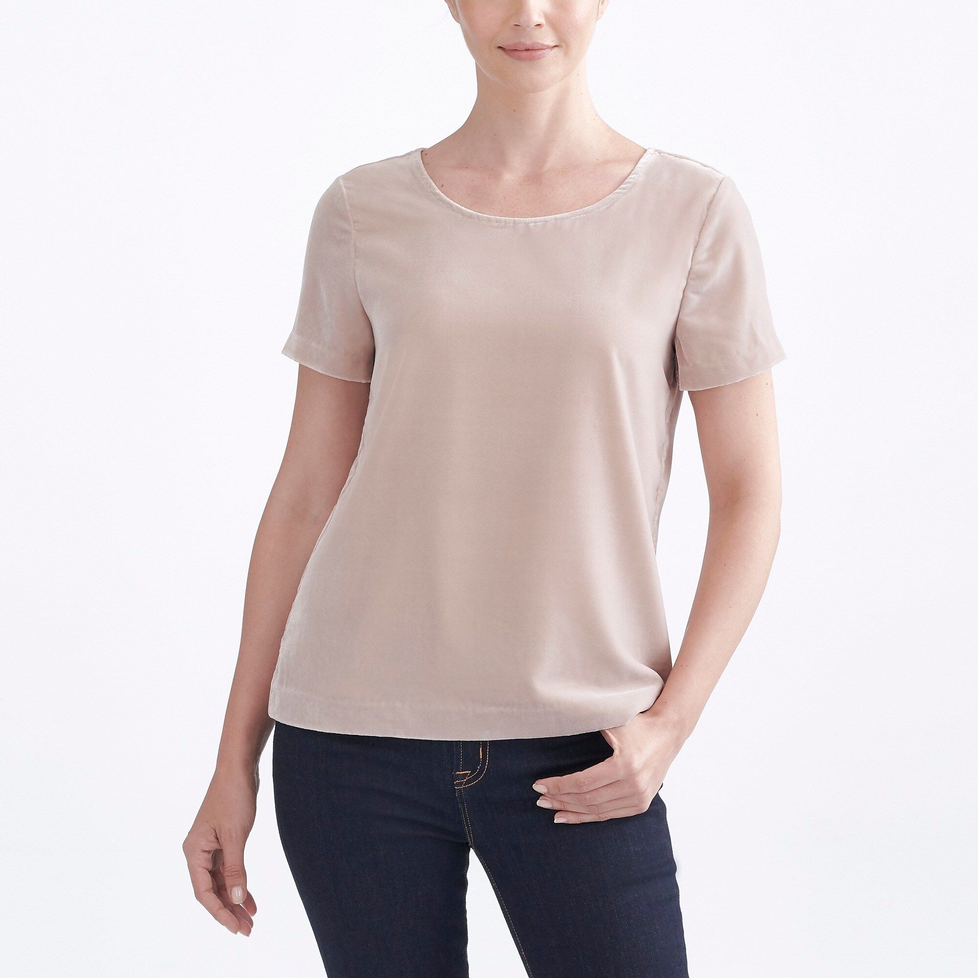 Velvet T-shirt | J.Crew Factory