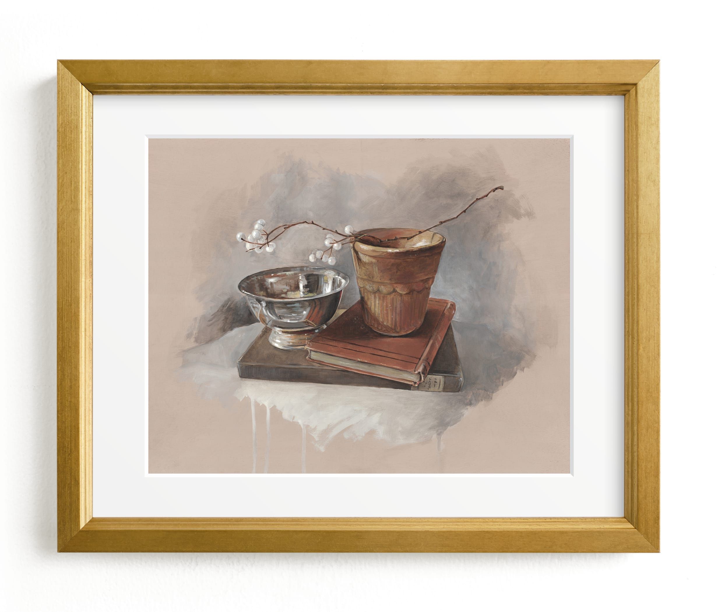 "Tallow Berries" - Painting Limited Edition Art Print by Lorent and Leif. | Minted