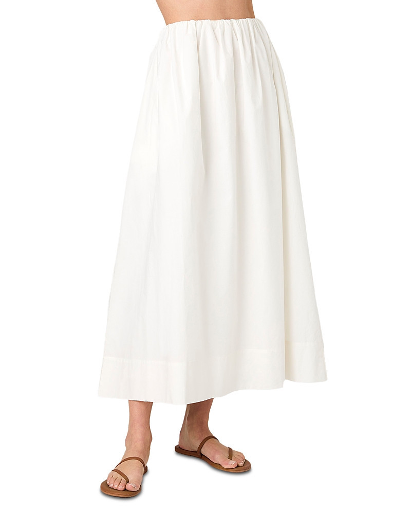 French Conection Nomi Cotton Ruched Midi Skirt | Bloomingdale's (US)