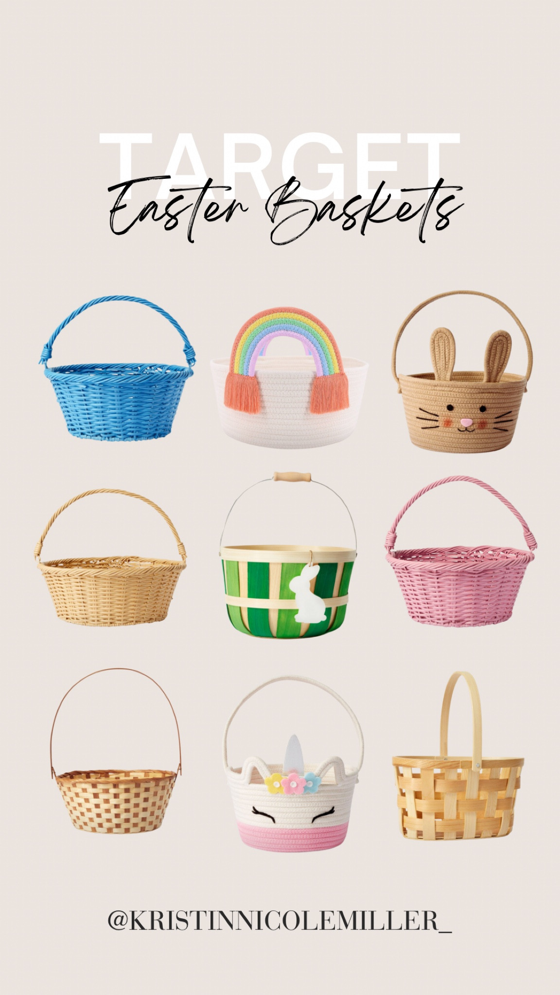 Easter baskets from Target! So many cute and fun options. Love the variety of styles and colors! 🐰 

Spring, Easter, seasonal, kids, toddler, home, baskets, affordable, kid, mom favorites 

#LTKSeasonal #LTKfamily #LTKkids