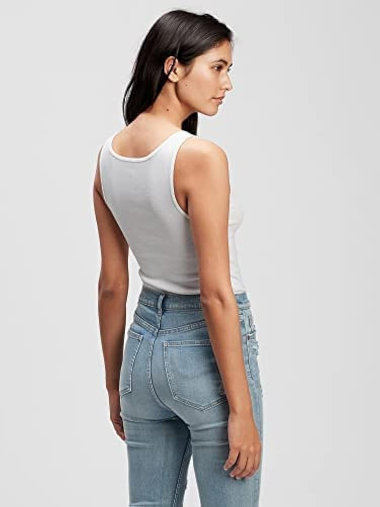 GAP Women's Ribbed Tank Top | Amazon (US)