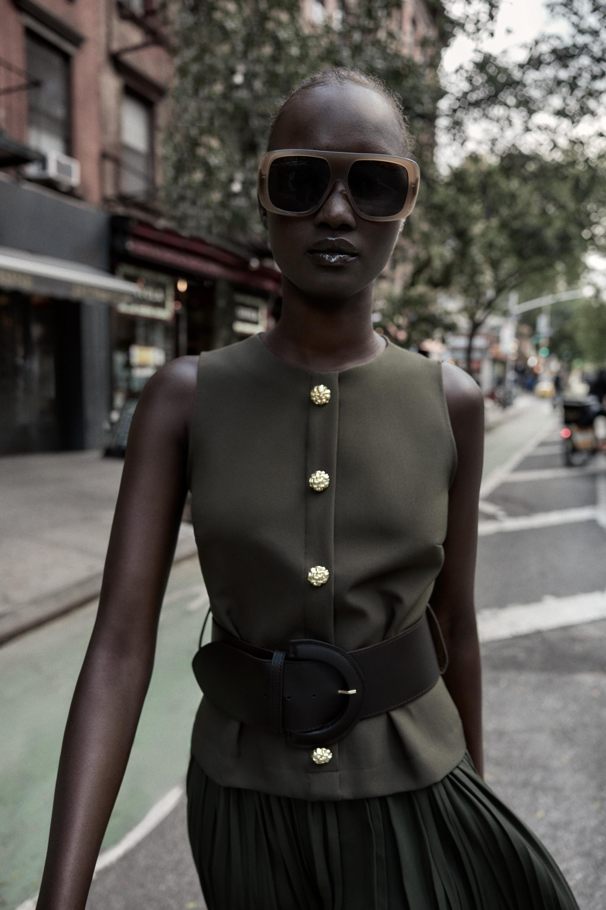 BELTED MIDI DRESS | Zara US