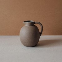 Handmade Terracotta Pitcher - Rustic Modern Clay Water Jug | Etsy (US)