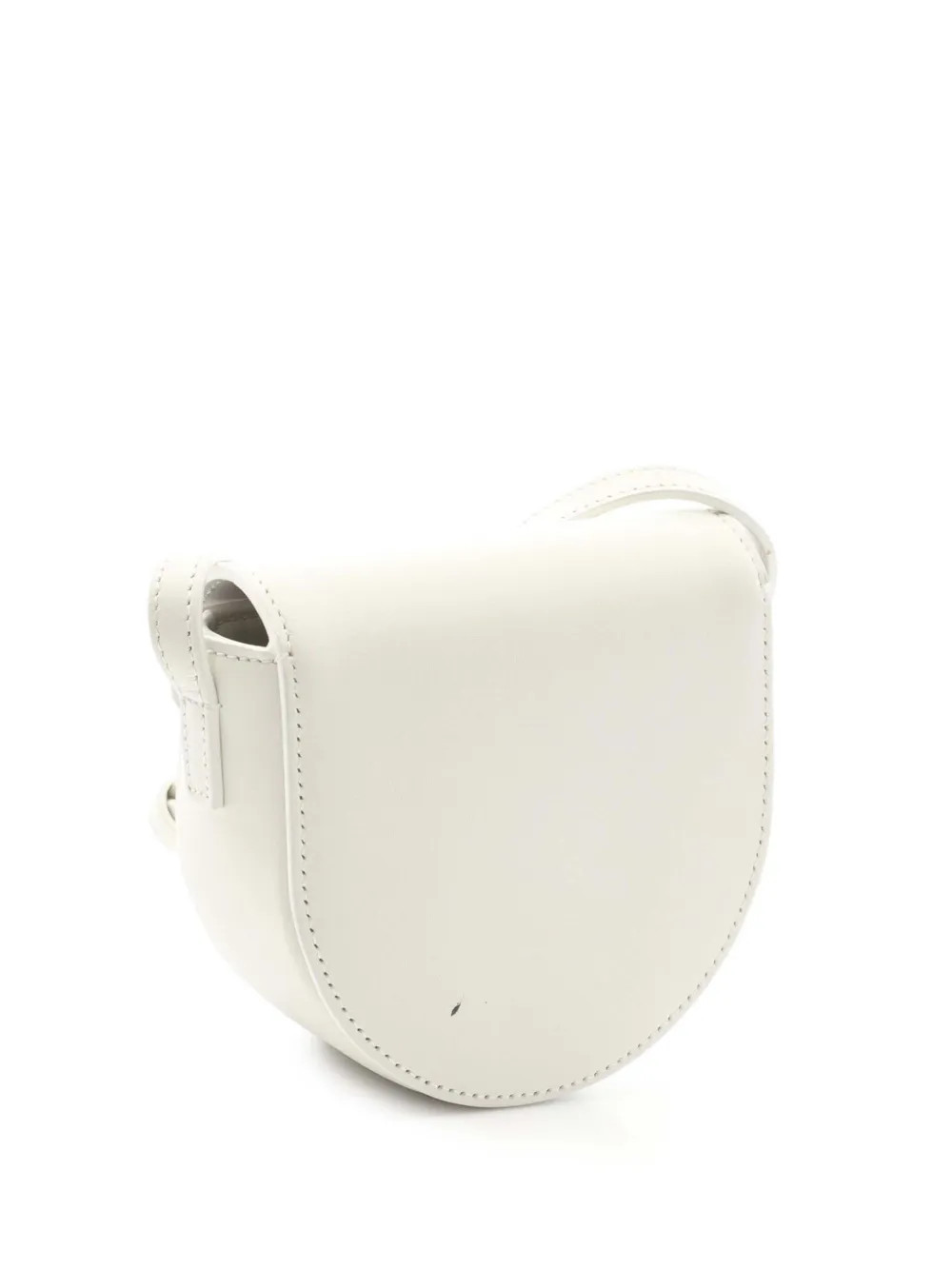Celine Pre-Owned 2021-2025 Mini Calfskin Cuir Triomphe Besace Crossbody Bag | White | FARFETCH UK | Farfetch Global