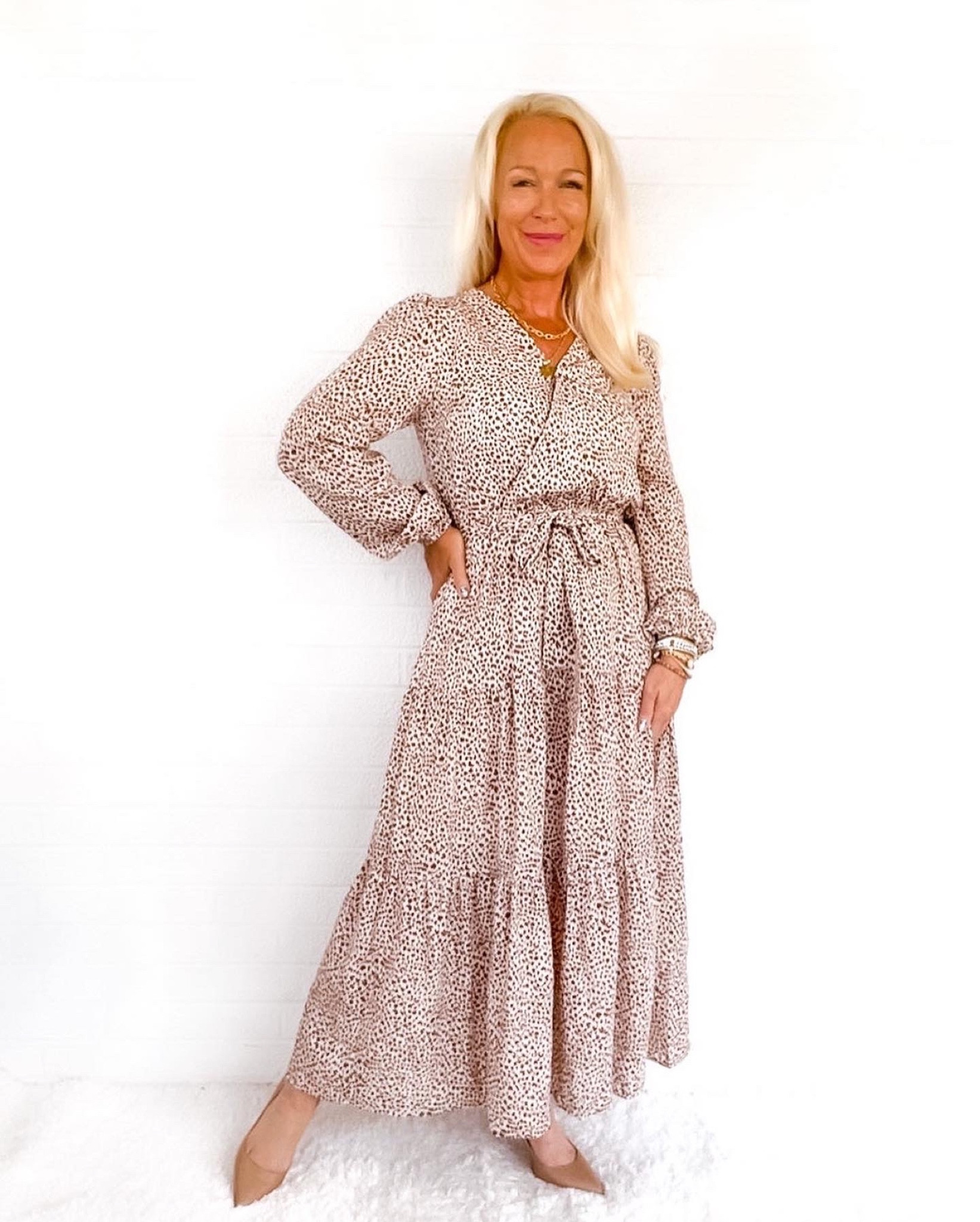 Autumn Fall Wedding Guest Dress / Fall Bridal Shower Dress / Fall Baby Shower Dress

5’1 4P wearing SMALL

#LTKwedding #LTKunder50 #LTKSeasonal