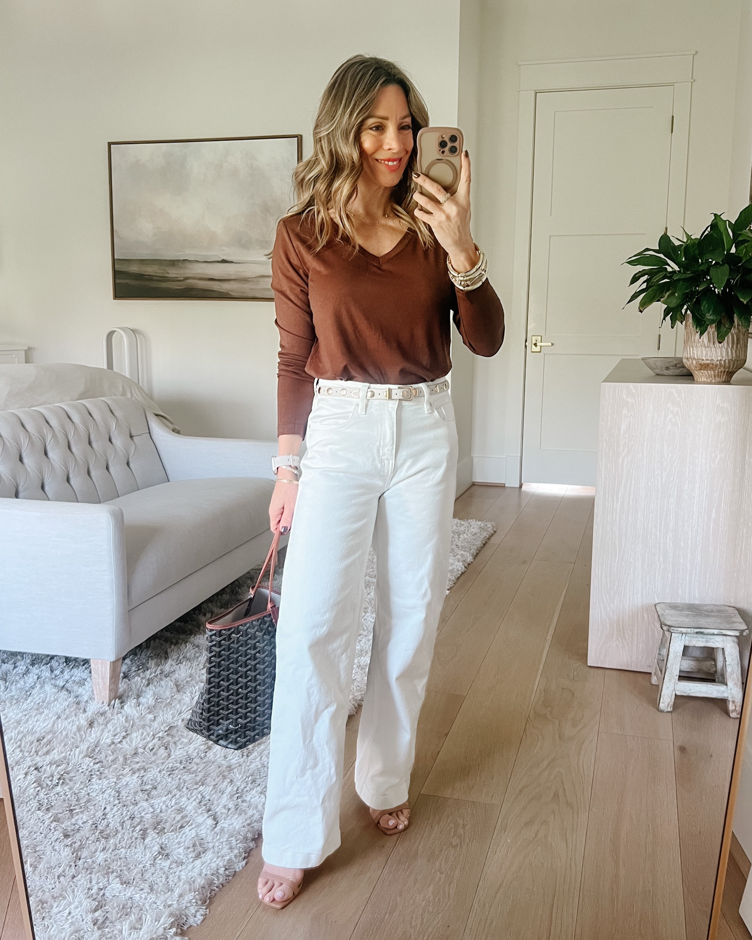 I’ve been loving brown lately and this v-neck actually comes in a pack of 4

Top Fit: I’m wearing a Small

Jeans Fit: I’m wearing a 2 Short 

#LTKPetite #LTKOver40 #LTKgrwm