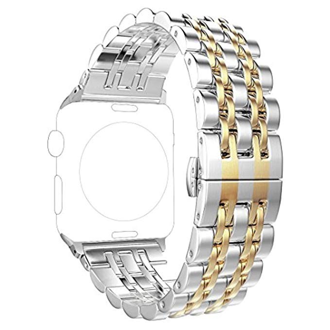 ImmSss Band Compatible for Apple Watch Series 4 40mm 44mm / Series 3 2 1 38mm 42mm for Women Men,Sta | Amazon (US)