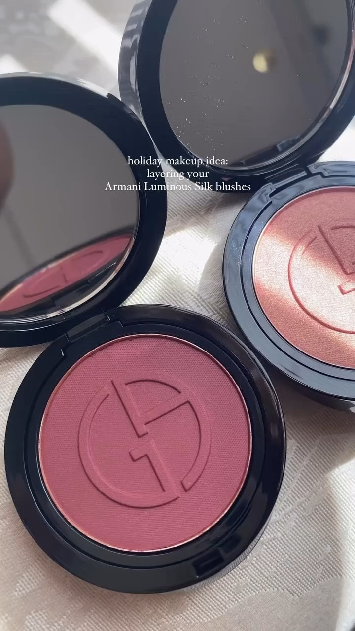 My favorite powder blushes by Armani Beauty! These blushes are super pigmented and gorgeous on everyone. The colors are Euphoric, Amore, and Mystery. Look no further for the perfect pink or berry blush!

#LTKwedding #LTKbeauty #LTKfindsunder50