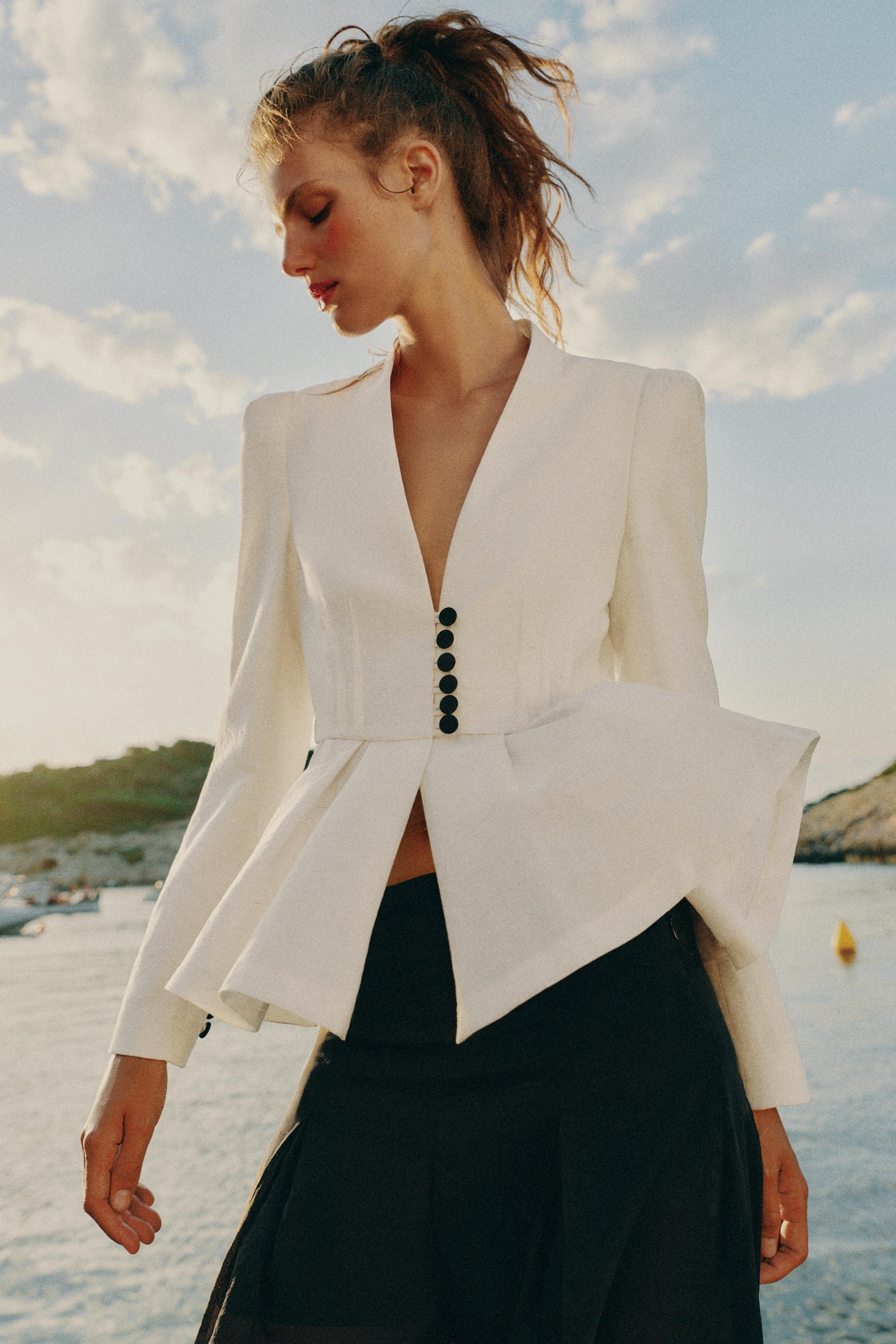 TAILORED SHOULDER PAD BLAZER | Zara US