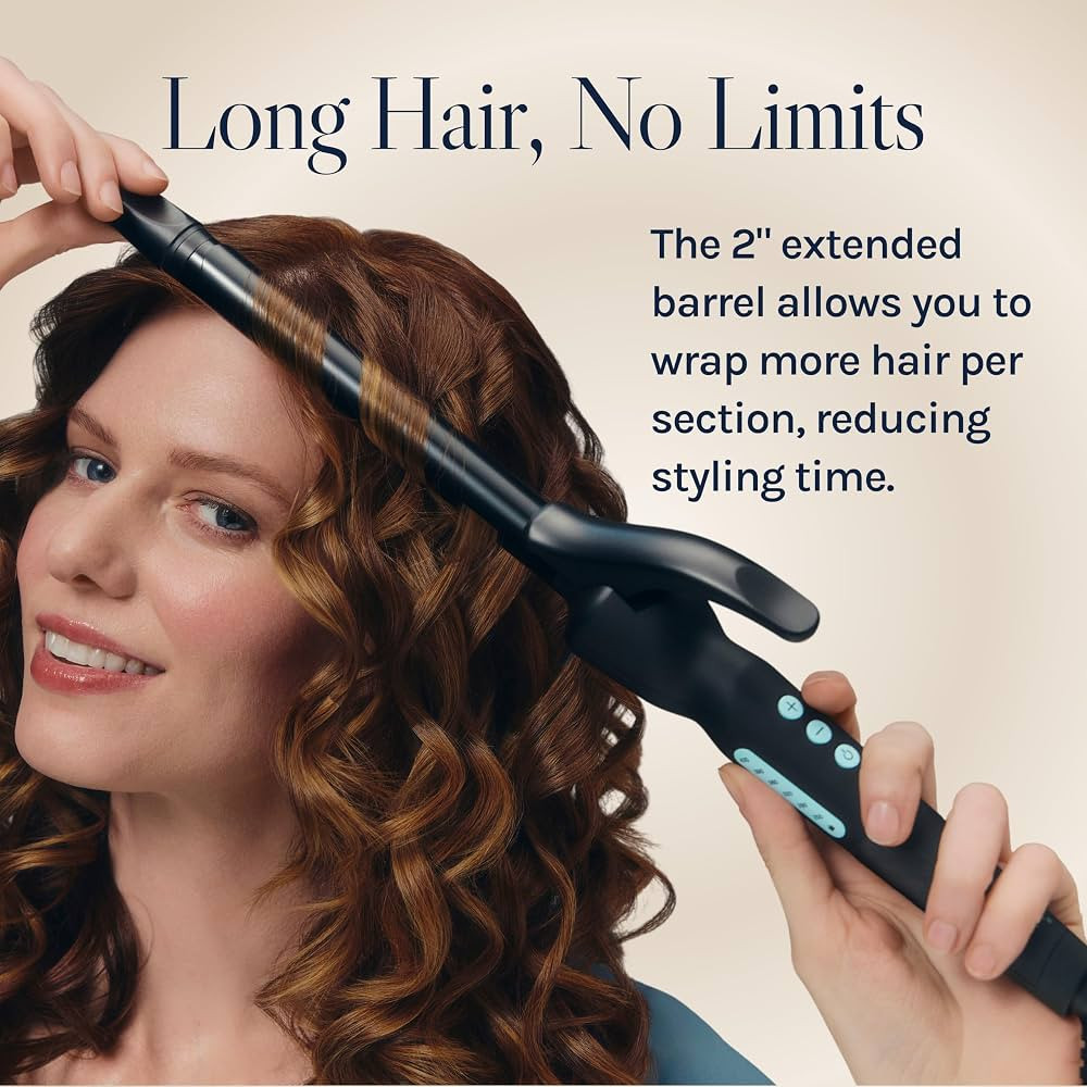 Bio Ionic Long Barrel Curling Iron, Moisture Heat Technology & NanoIonic MX | Amazon (US)