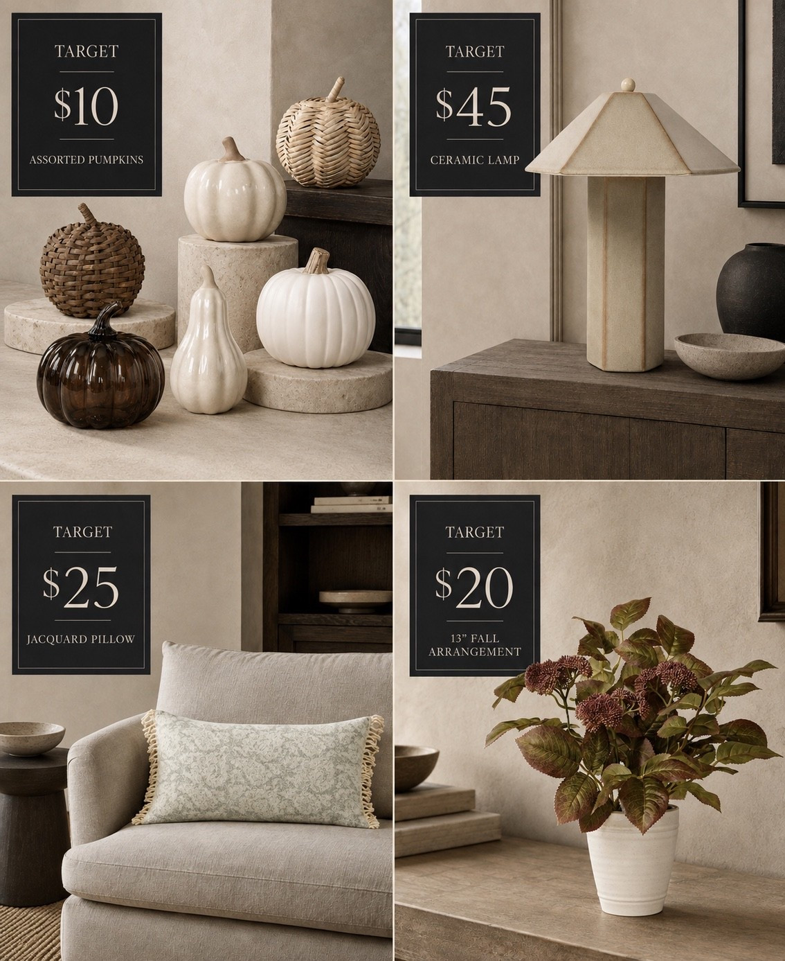 Shop Target deals on fall decor!