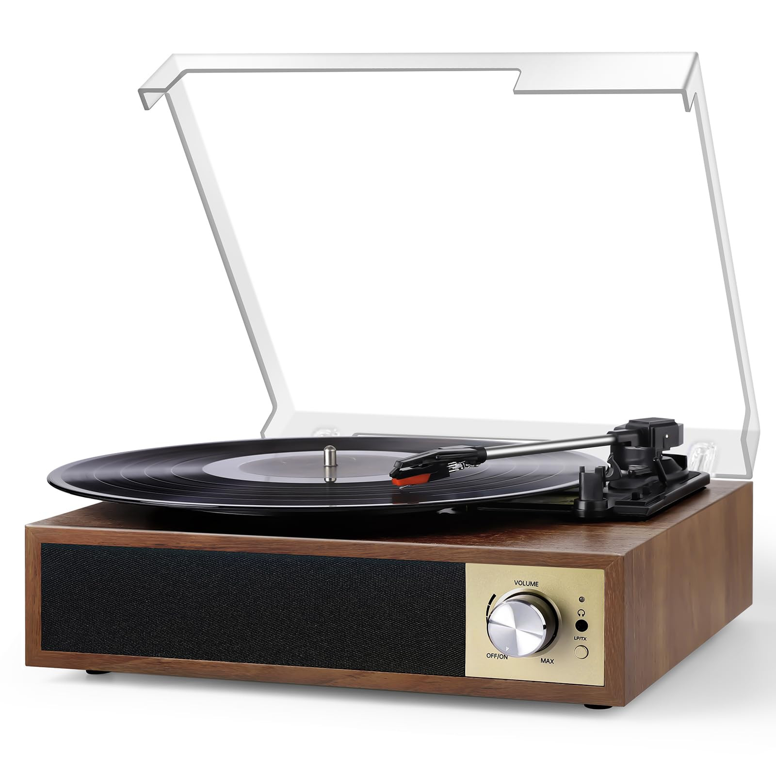 Record Player, VOKSUN Bluetooth Vinyl Turntable with Built-in Stereo Speaker Belt-Driven Vintage ... | Amazon (UK)