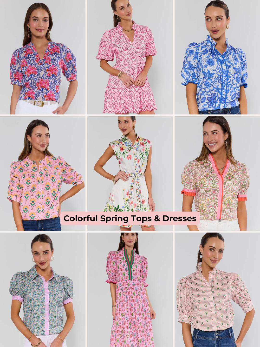 If you’re ready for fresh spring outfits, this is such a fun roundup.

Think colorful floral tops, puff sleeve blouses, lightweight midi dresses, and bright everyday pieces you can wear to brunch, church, vacation, or just feeling cute on a Tuesday.

Easy to style with white denim or jeans. 

 #LTKootd #LTKSeasonal