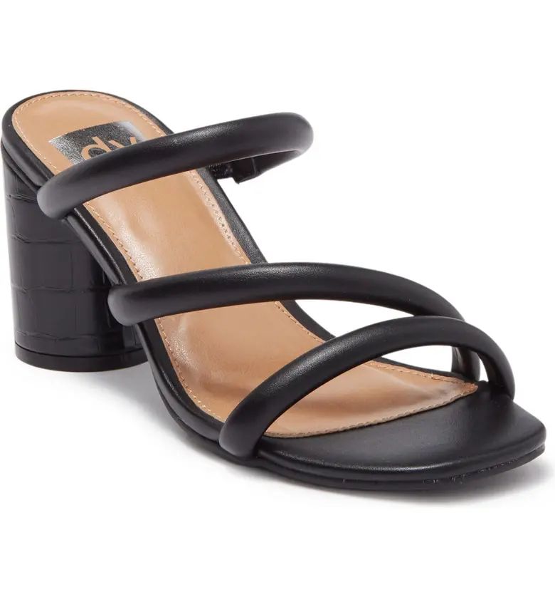 Heeled Strappy Slide Sandal | Nordstrom Rack