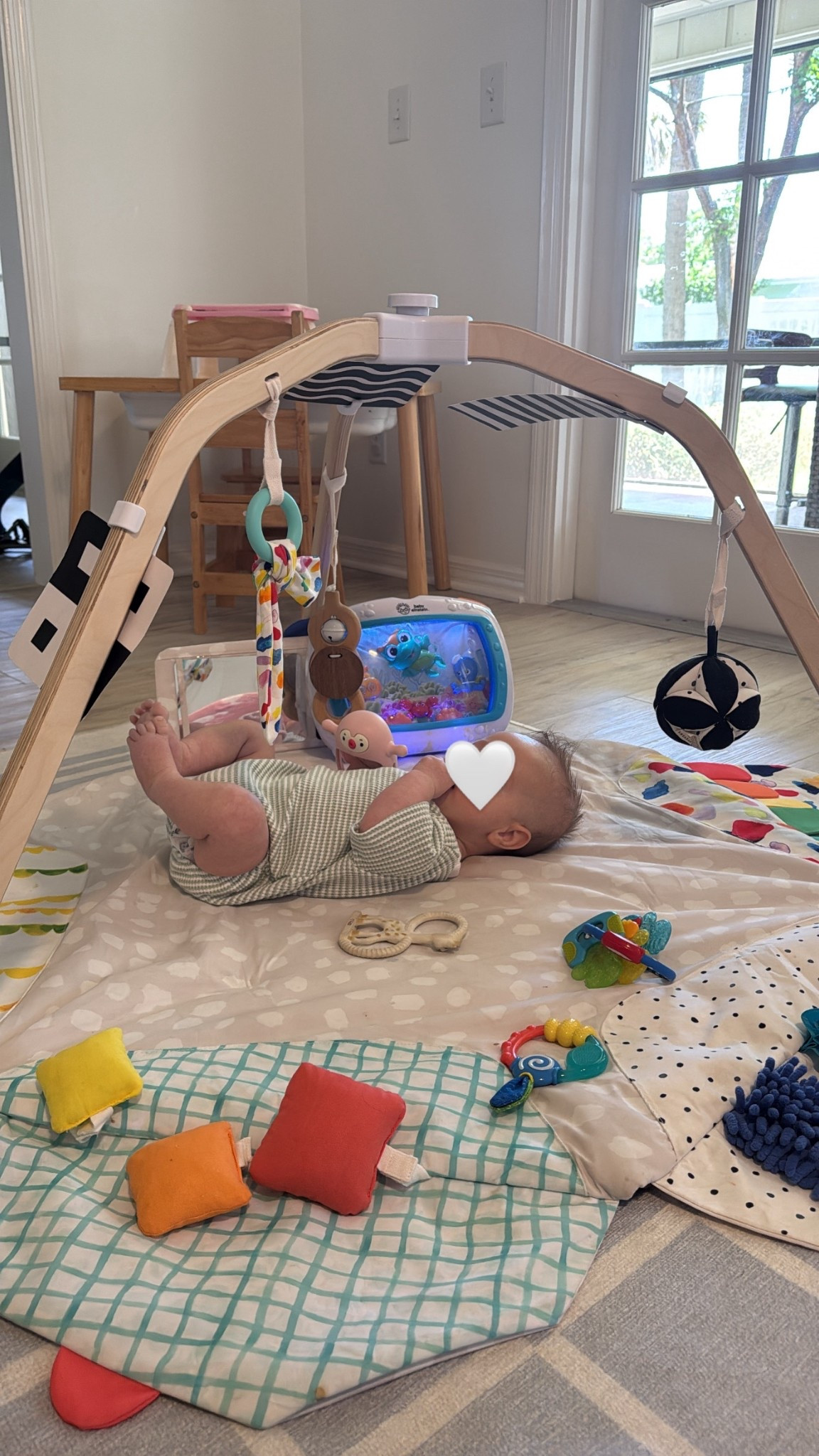 Play gym for baby🤍