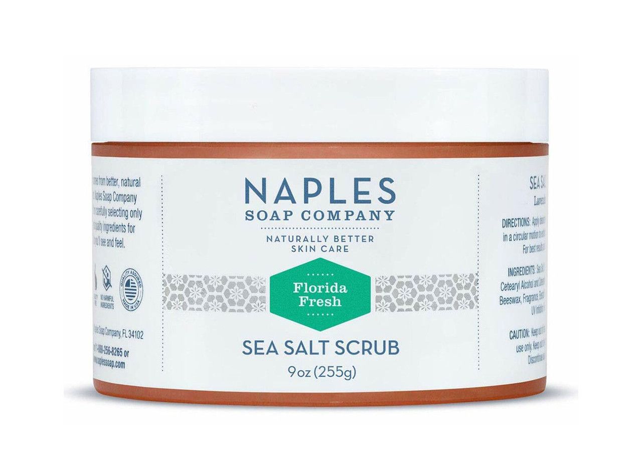 Florida Fresh Sea Salt Scrub 9 oz | Naples Soap Company