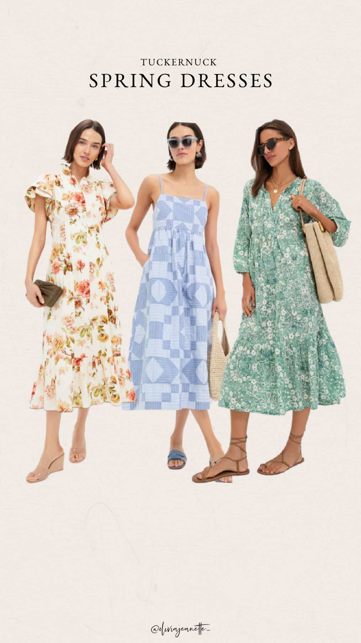 Spring dresses from Tuckernuck