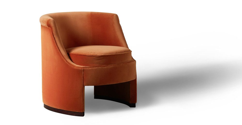 Roxy 28" Fabric Chair, Romance Velvet | Kardiel